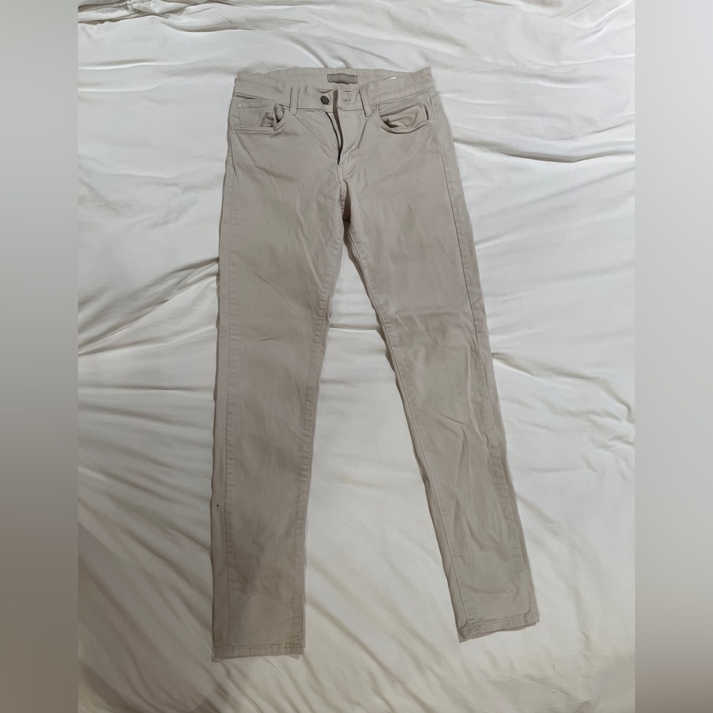 Beige Lightweight Skinny Jeans
